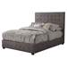 Alma Upholstered Bed - Charcoal, Tufted, Platform - ALP-1083-BED