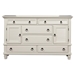 Winchester Dresser - White, 6 Drawers, 2 Doors - ALP-1306-W-DR