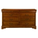 Louis Philippe Dresser - 8 Drawers, Medium Cherry - ALP-3701