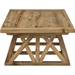 Camp Rectangular Wood Coffee Table - Brown - EEI-2649-BRN