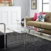 Prism Square Coffee Table - Silver - EEI-1437-SLV