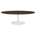 Lippa 48" Oval Coffee Table - Walnut - EEI-2020-WAL