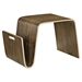 Polaris Wood Coffee Table - Magazine Racks, Walnut - EEI-2092-WAL