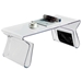 Acrylic Rectangle Coffee Table with Magazine Holder - EEI-562