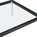 LC10 Rectangle Glass Top Coffee Table - EEI-573-BLK