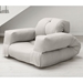Hippo Convertible Chair with Arms in Natural - FF-HIP1001