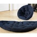 Nido Tufted Sleeper Lounge Chair in Navy Blue - FF-NIDO1003