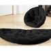 Nido Tufted Sleeper Lounge Chair in Black - FF-NIDO1005