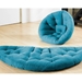 Nido Tufted Sleeper Lounge Chair in Horizon Blue - FF-NIDO1006