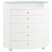 Emily Contemporary 5 Drawer Oval Chest - GLO-EMILY-XX-CH