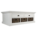 Natural Origins Cocktail Table - 2 Drawers, Chatham White - JOFR-1570-1
