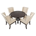 Pacific Heights 32" Round Cocktail Table - Chestnut - JOFR-1581-1