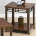 Barrington End Table - Inlay Wood Top, Casters, Cherry - JOFR-536-3