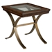 Ashland Square End Table - Rich Chocolate - JOFR-834-3