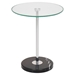 Ripple Round End Table - Clear - LMS-TB-RIPPLE
