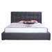 Bridget Platform Upholstery Bed - Dark Gray - MOES-RN-100-25-BED
