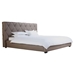 Claudia Platform Bed - Tufted, Gray - MOES-RN-102-45-BED