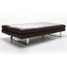 Seth Modern Convertible Sofa - Tufted, Brown & Silver - NSI-427023