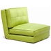 Brianna Sleeper Chair - Tufted, Folding, Single Bed, Green - NSI-427012