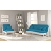 Arden Studio White Full Size Futon & Chair Roomset - NF-ARDN-SW-CHFL-MORMSET#