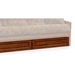 Newport Wood Futon Frame Set w/ Designer Cover & FREE Pillows - RSP-NWPRT-SET#