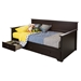 Summer Breeze Twin Daybed - 3 Drawers, Chocolate - SS-10079