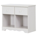 Summer Breeze 2 Drawers Double Nightstand - White Wash - SS-10205