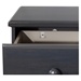 Summer Breeze 2 Drawers Double Nightstand - Blueberry - SS-10206