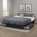 Step One Full/Queen Platform Bed - 2 Drawers, Gray Oak - SS-10446