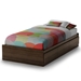 Popular Mocha Twin Mate's Bed - SS-2779212