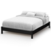 Step One Contemporary Platform Bed in Black - SS-3070
