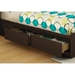 Vito Queen Mate's Bed with Bookcase Headboard - SS-3119210-3119092