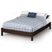 Step One Contemporary Platform Bed in Chocolate - SS-3159