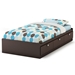 Cacao Twin Mate's Bed in Chocolate - SS-3259080