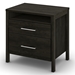 Gravity 2-Drawer Nightstand with Open Shelf - SS-3577060