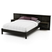 Gravity Queen Bed with Built-In Nightstands - SS-3577A2