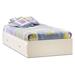 Sand Castle Pure White Twin Mate's Bed - SS-3660213