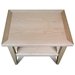 Wood End Table - Lower Shelf - UNIQ-X753