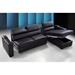 Flip Reversible Leather Sectional Sofa Bed with Storage - VIG-FLIP-HL