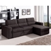Piper Fabric Sectional Sofa Bed with Storage Chaise - VIG-1100