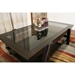 Breiter Wenge Wood and Glass Coffee Table - WI-C138-WE
