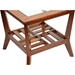 Kislear 1 Shelf End Table - Brown - WI-HM899-40-ET