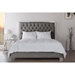 Fiona Fabric Platform Bed - Button Tufted, Gray - WI-K-BED-SLATE