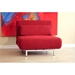 Elona Contemporary Convertible Chair - Red - WI-LK06-1-D-06-RED