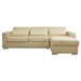 Olcott Cream Twill Sleeper Sofa with Storage Chaise - WI-TD0310-A538-1A