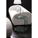 Mission Round Glass Side Table - ZM-404112