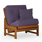 Arden 28" Chair (Frame Only) in Heritage - Armless Minimalist Style