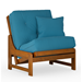 Arden 28" Chair Frame in Heritage - Armless Minimalist Style - NF-ARDN-CHAIR