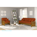 Brentwood Futon Frame (Full or Queen Size) with Flip Up Side Tray Tables - NF-BRNT