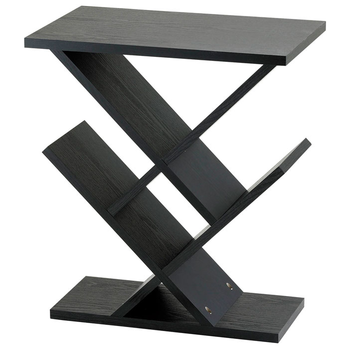 Zigzag Black Accent Table 
